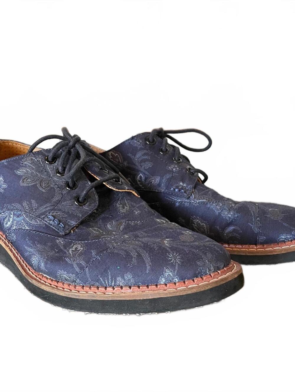 Toms men’s floral dress shoes blue